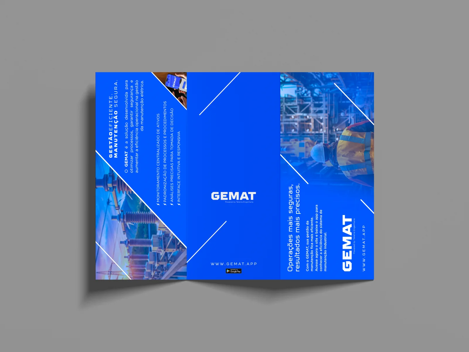 Folder institucional do GEMAT